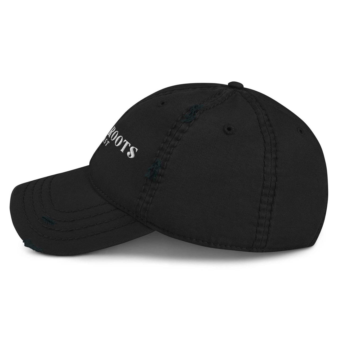 Blonde Roots Distressed Hat