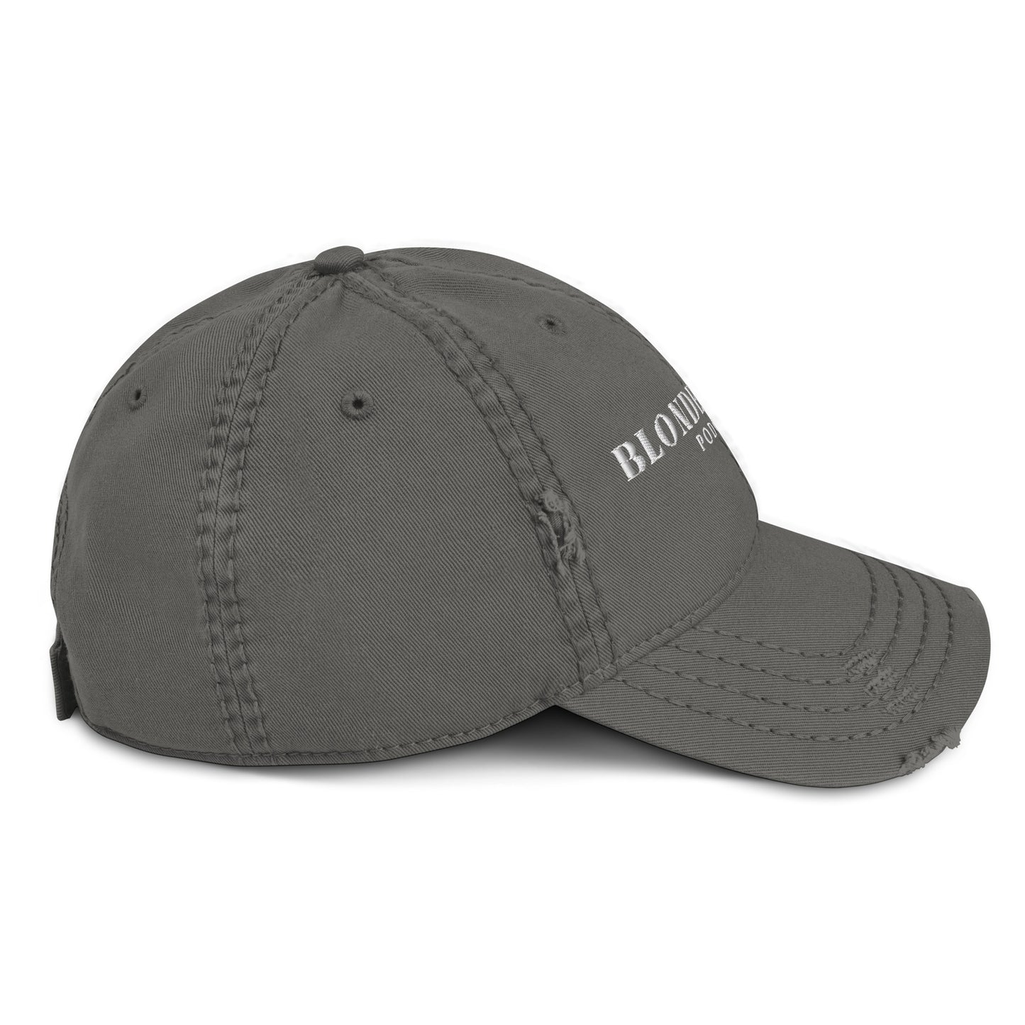 Blonde Roots Distressed Hat