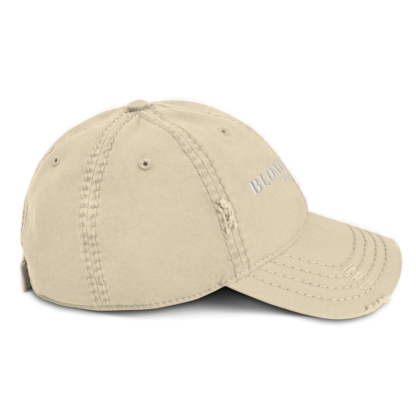 Blonde Roots Distressed Hat