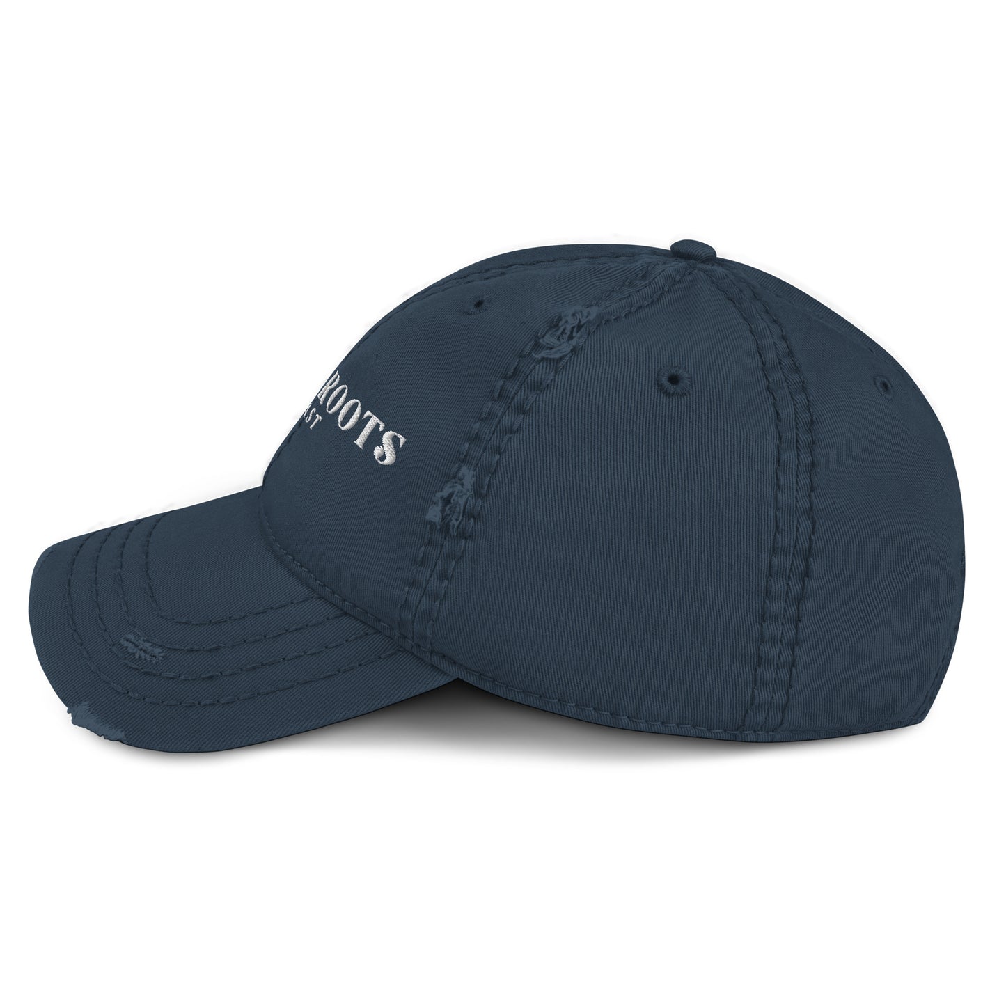 Blonde Roots Distressed Hat