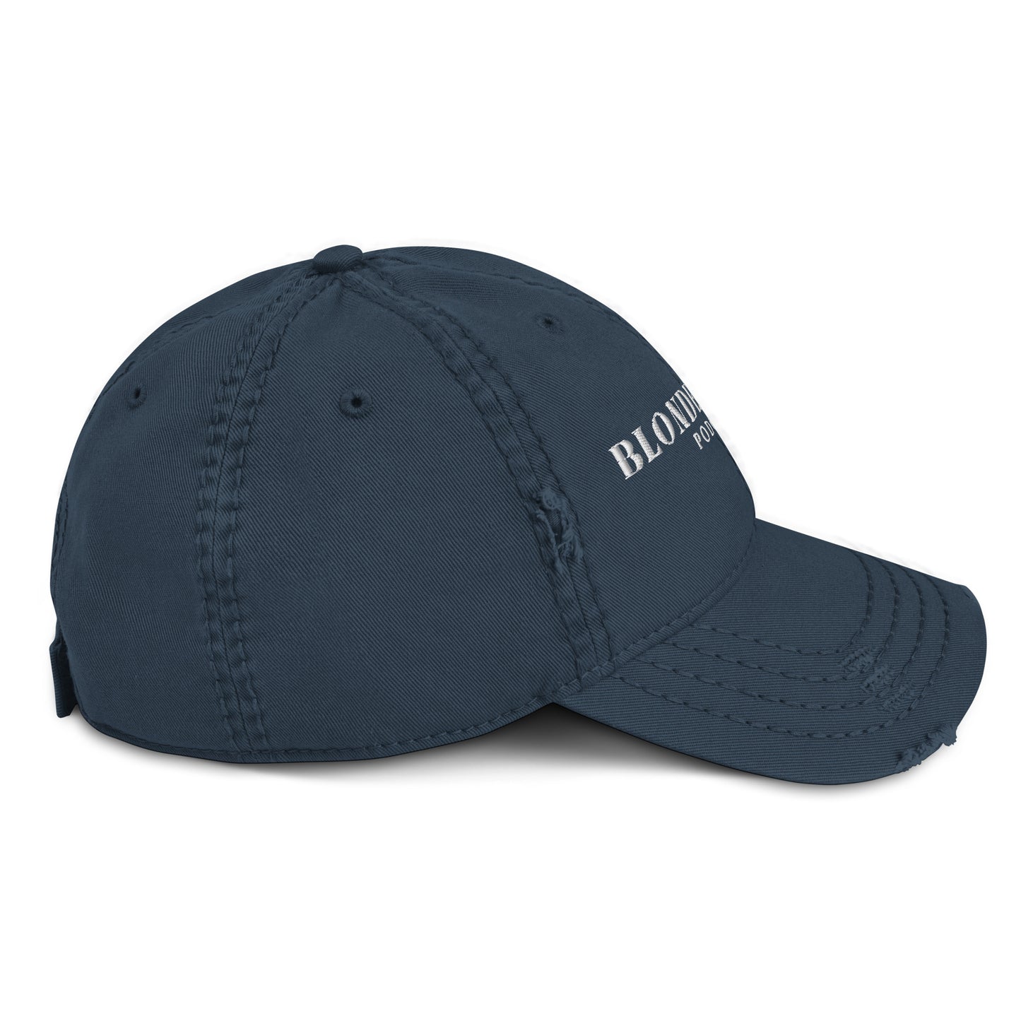 Blonde Roots Distressed Hat